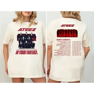 ATEEZ Tシャツ　멋 멋T モT ツアーTアチズ ateez アチズ멋 Tシャツ